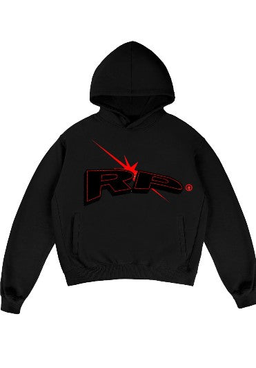 BLACK AND RED RP HOODIE