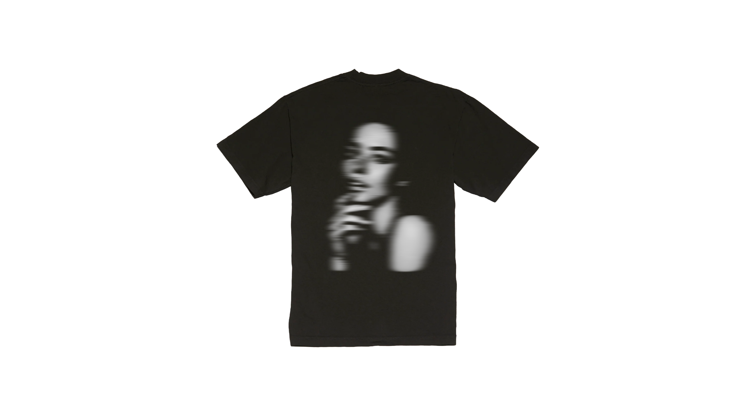 BLACK AND WHITE Y2K TEE