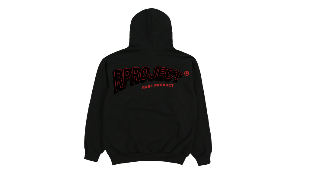 BLACK AND RED RP HOODIE