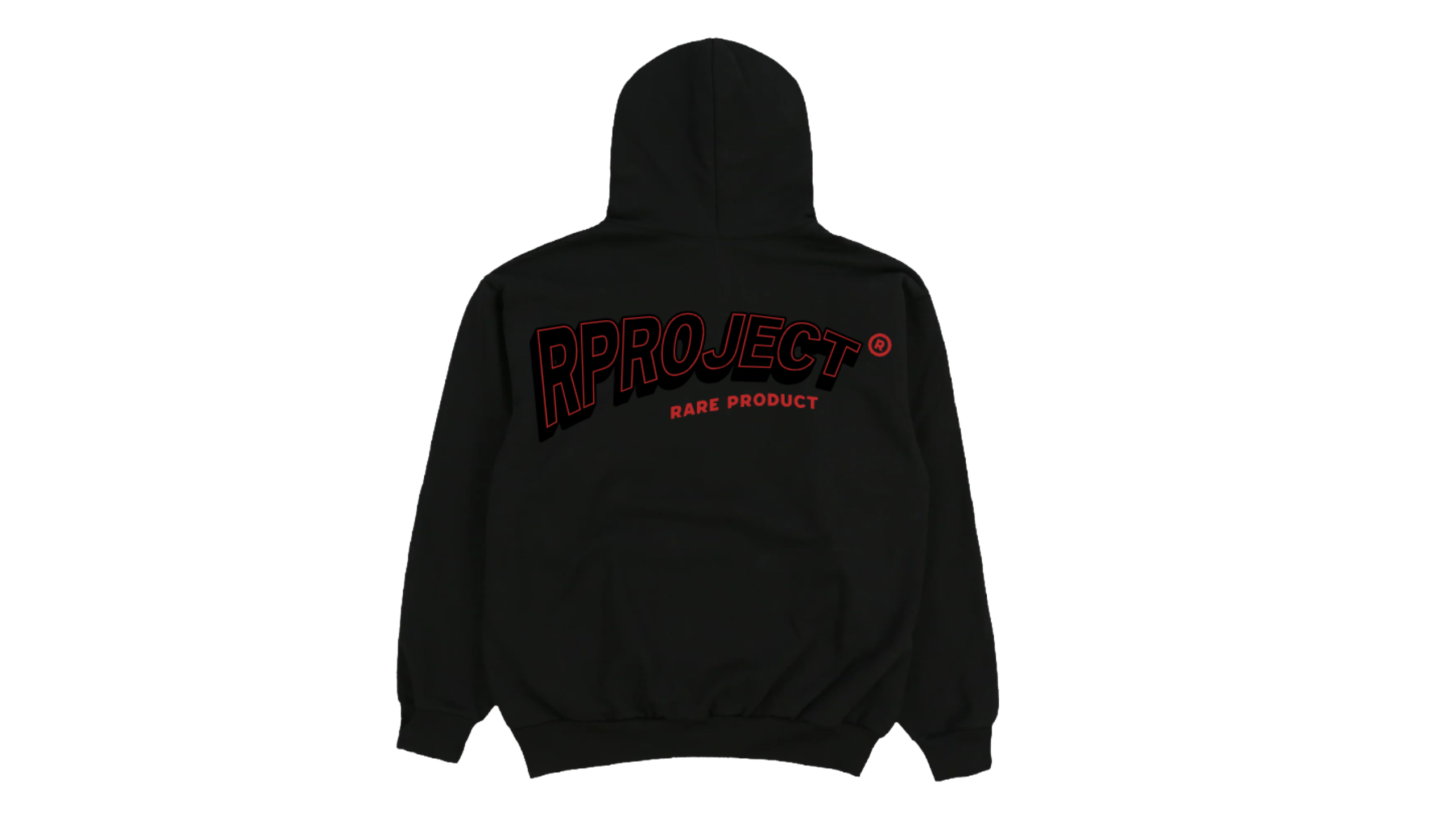 BLACK AND RED RP HOODIE